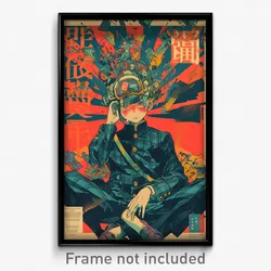 Chinese Movie Poster - Boy Feeling Loathing, Notable Plaid Headwear (Art Print)