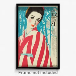 Chinese Movie Poster - Woman Feeling Kind, Flashy Red Hakama (China Art Print)