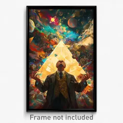 Movie Art Poster - Man Feeling Eagerness, Admirable Yellow Vest (Film Print)