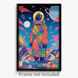 Movie Art Poster - Cluttered Dream (Psychedelic Trippy Retro Cartoon Film Print)