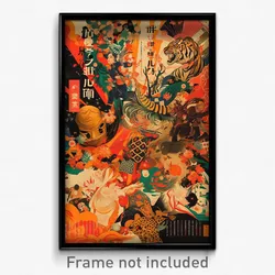 Japanese Movie Poster - Enormous Commons (Japan Retro Film Art Print)