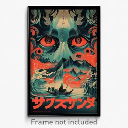 Japanese Movie Poster - Frightening Thoroughfare (Japan Retro Film Art Print)