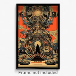 Russian Movie Poster - Grimy Pen (Russia Psychedelic Art Retro Film Print)