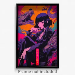 Chinese Movie Poster - Girl Feeling Vengeful, Dramatic Purple Sleeves (Print)
