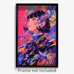 Movie Art Poster - Woman Feeling Infatuation, Scientific Naval Uniform (Print)