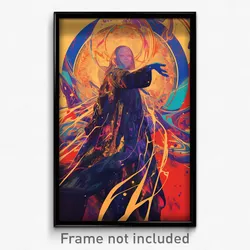 Movie Art Poster - Girl Feeling Elation, Wiry Taut Dress (Retro Film Print)
