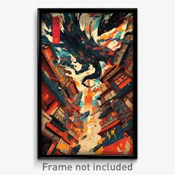 Chinese Movie Poster - Energetic Indian City (China Retro Film Art Print)