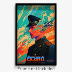 Russian Movie Poster - Man Feeling Sadness, Vivid Sailor (Russia Film Art Print)