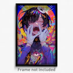 Anime Art Poster - Boy Feeling Yawning Wearing Well Made White Gloves (Print)