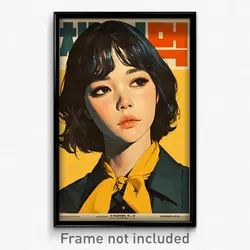 Korean Movie Poster - Woman Feeling Mixed Up, Cute Neckerchief (Korea Art Print)