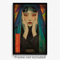 Korean Movie Poster - Woman Feeling Puzzled, Extra Large Veil (Korea Art Print)