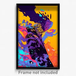 Art Poster - Extra Large Peak (Psychedelic Trippy Weird 11x17 Cartoon Print)
