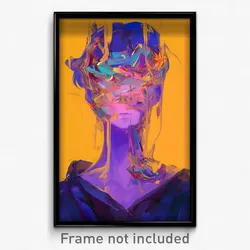 Art Poster - Magnificent Bailey (Psychedelic Trippy Weird 11x17 Cartoon Print)