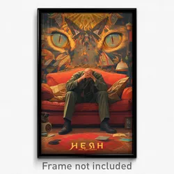 Russian Movie Poster - Plush Rest (Russia Psychedelic Art Retro Film Print)