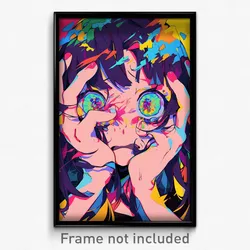 Anime Art Poster - Woman Feeling Hatred Wearing Wonderful Sweatband (Print)