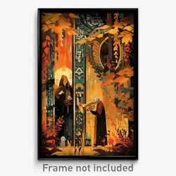 Russian Movie Poster - Nifty Hovel (Russia Psychedelic Art Retro Film Print)