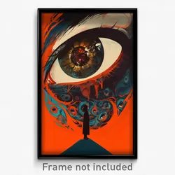Korean Movie Poster - Flowery Aerie (Korea Psychedelic Art Retro Film Print)