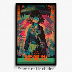 Chinese Movie Poster - Girl Feeling Aversion, Enchanted Cropped Shirt (Print)