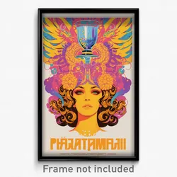 Russian Movie Poster - Woman Feeling Bored, Artistic Head Wings (Art Print)