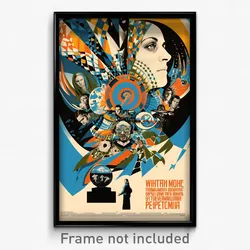 Russian Movie Poster - White Music Festival (Russia Retro Film Art Print)