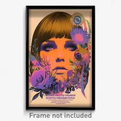 Russian Movie Poster - Violet Loft (Russia Psychedelic Art Retro Film Print)