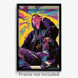 Russian Movie Poster - Man Feeling Confusion, Exotic Hoodie Lift (Art Print)