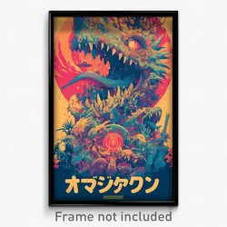 Movie Art Poster - Small Savannah (Psychedelic Trippy Retro Cartoon Film Print)