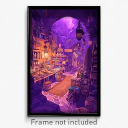 Art Poster - A Magical Marketplace Selling Dreams And Wishes