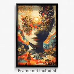 Art Poster - Infamous Warren (Psychedelic Trippy Weird 11x17 Cartoon Print)