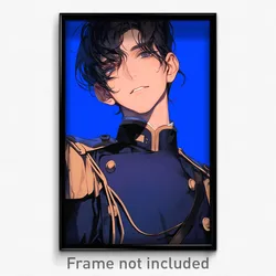 Anime Art Poster - Boy Feeling Amazement Wearing Crafty Band Uniform (Print)