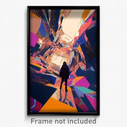 Art Poster - Dense Remains (Psychedelic Trippy Weird 11x17 Cartoon Print)