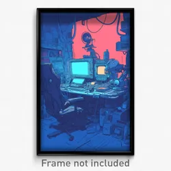 Movie Art Poster - Miniature Dungeon (Psychedelic Retro Weird Film Print)