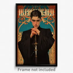 Russian Movie Poster - Boy Feeling Triumphant, Well Groomed Black Robe (Print)