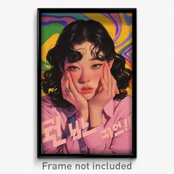 Korean Movie Poster - Woman Feeling Annoyance, Immaculate Pink Sleeves (Print)