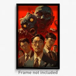 Korean Movie Poster - Dreary Dormer (Korea Psychedelic Art Retro Film Print)