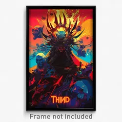 Russian Movie Poster - Superb Throne (Russia Psychedelic Art Retro Film Print)