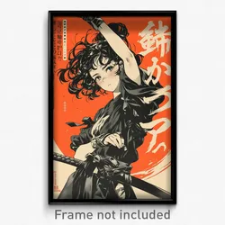 Japanese Movie Poster - Girl Feeling Insightful, Admirable Tactical Clothes