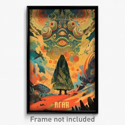 Russian Movie Poster - Dirty Nest (Russia Psychedelic Art Retro Film Print)