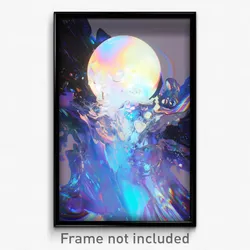 Art Poster - Remote Hyperspace (Psychedelic Trippy Weird 11x17 Cartoon Print)