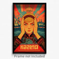 Russian Movie Poster - Boy Feeling Submissive, Feminine Lace Trimmed Hairband