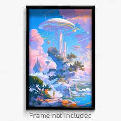 Movie Art Poster - Whimsical Isthmus (Psychedelic Retro Weird Film Print)