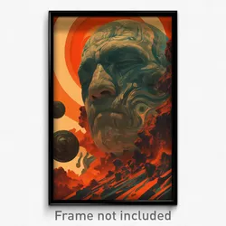 Movie Art Poster - Noteworthy Column (Psychedelic Retro Weird Film Print)