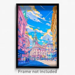 Art Poster - Admired Vienna (Psychedelic Trippy Weird 11x17 Cartoon Print)