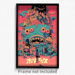 Art Poster - Major Hovel (Psychedelic Trippy Weird 11x17 Cartoon Print)