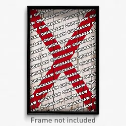Chickasaw Alabama Poster (AL City Souvenir 11x17 Town Print)