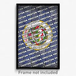 Preston Minnesota Poster (MN City Souvenir 11x17 Town Print)