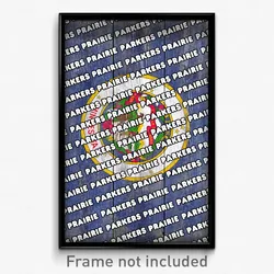 Parkers Prairie Minnesota Poster (MN City Souvenir 11x17 Town Print)