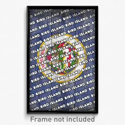 Bird Island Minnesota Poster (MN City Souvenir 11x17 Town Print)