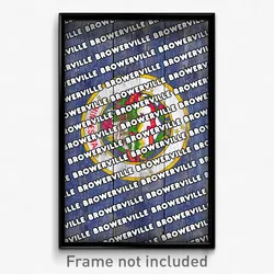 Browerville Minnesota Poster (MN City Souvenir 11x17 Town Print)