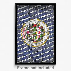 West Concord Minnesota Poster (MN City Souvenir 11x17 Town Print)